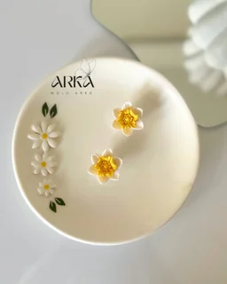 قالب سیلیکونی گل نرگس مینی روسی
