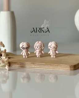 قالب سیلیکونی سری هری پاتر روسی(هری_هرمیون_رون)