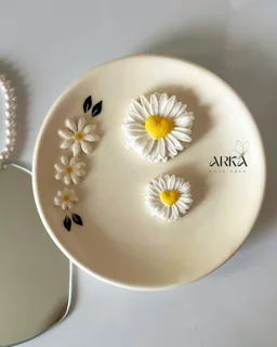 قالب سیلیکونی گل بابونه قلبی