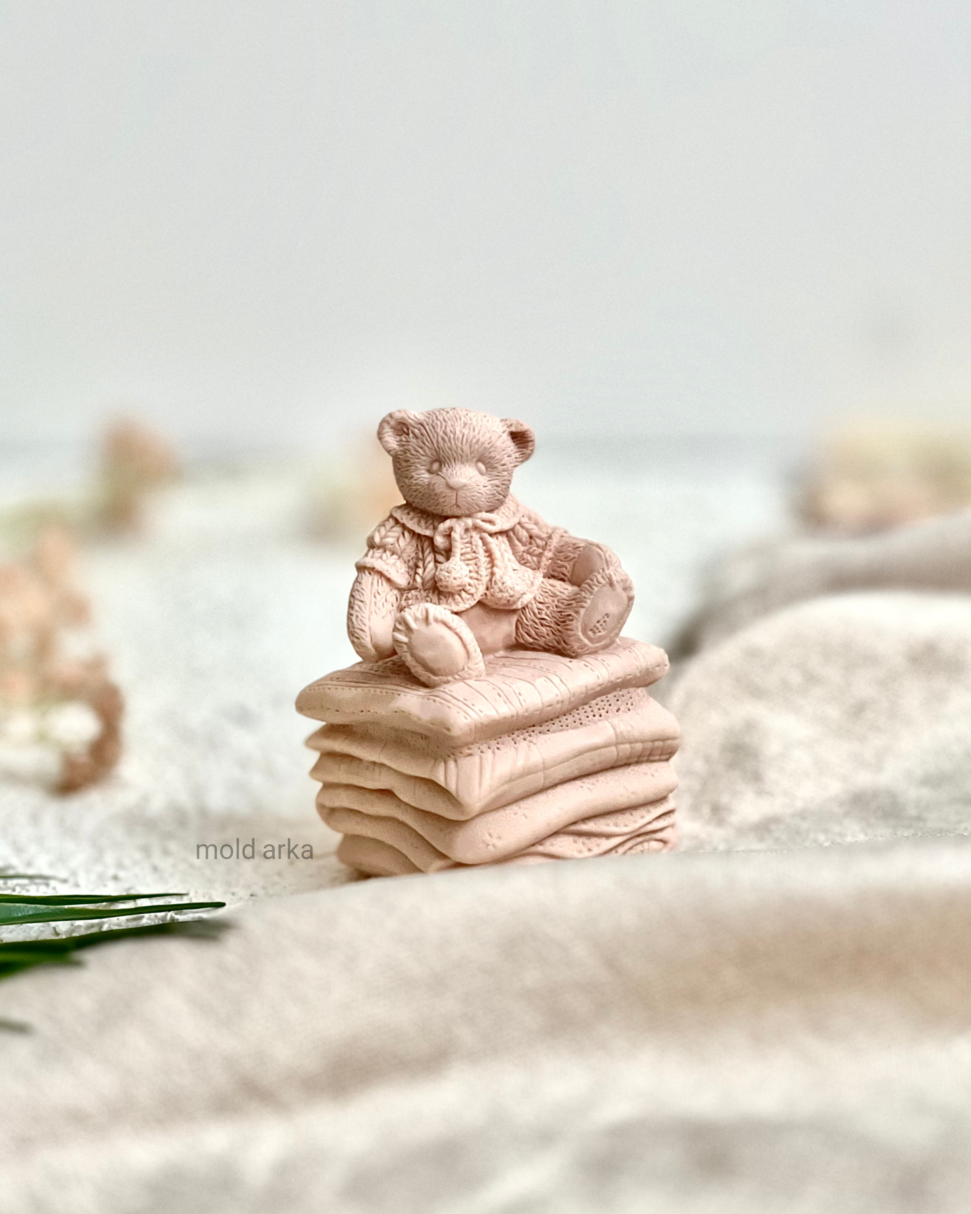 قالب سیلیکونی تدی بالشت دار