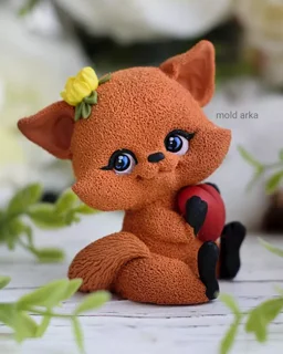 قالب سیلیکونی روباه قلبی