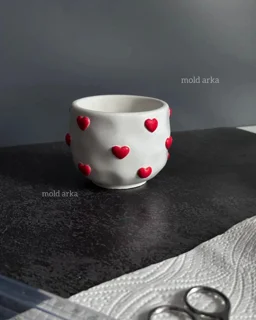 قالب سیلیکونی شات قلبی