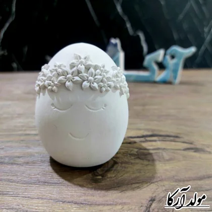 قالب تخم مرغ گلدار
