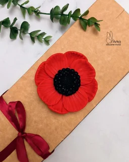 قالب گل شقایق🦋