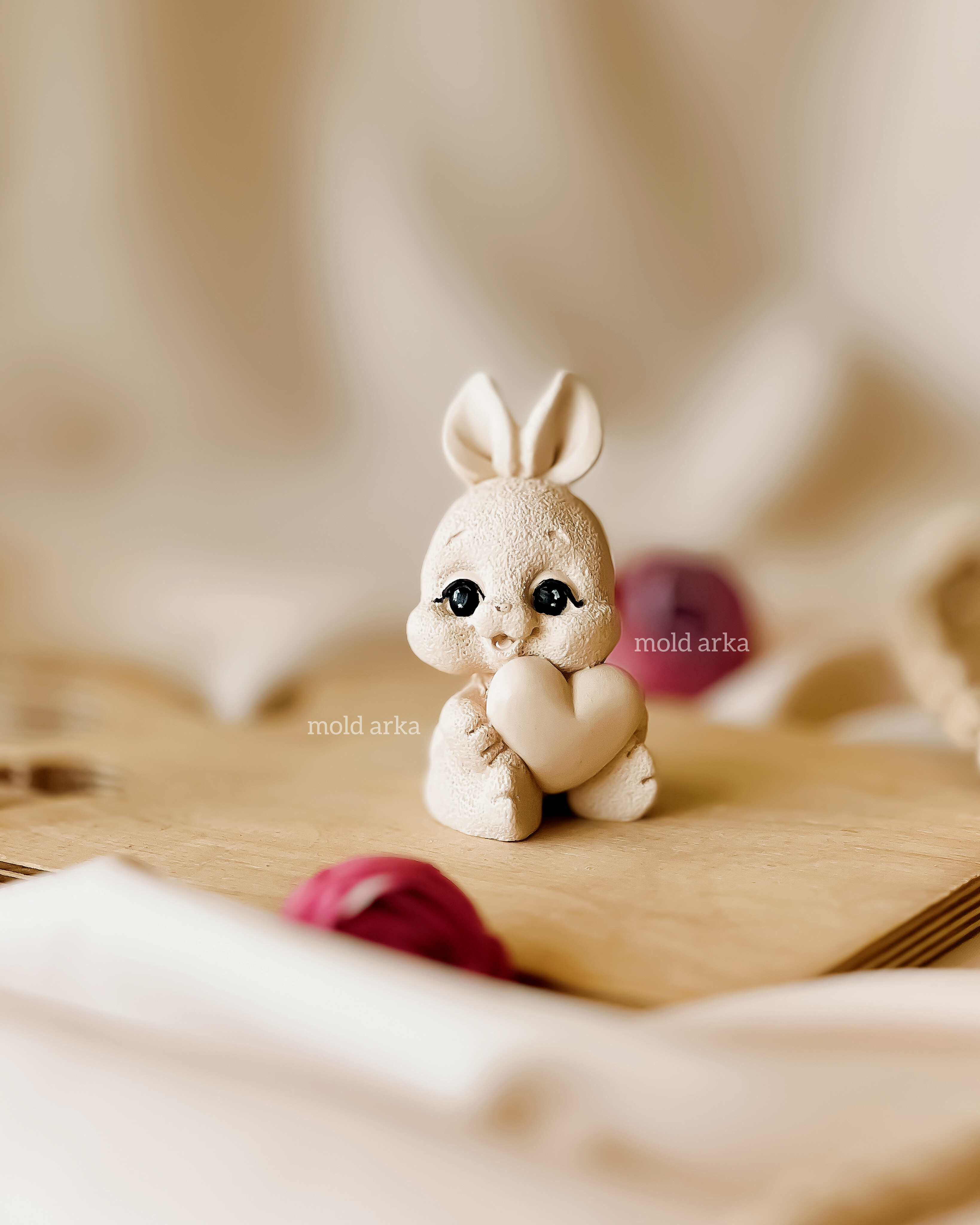 قالب سیلیکونی خرگوش قلبی 1