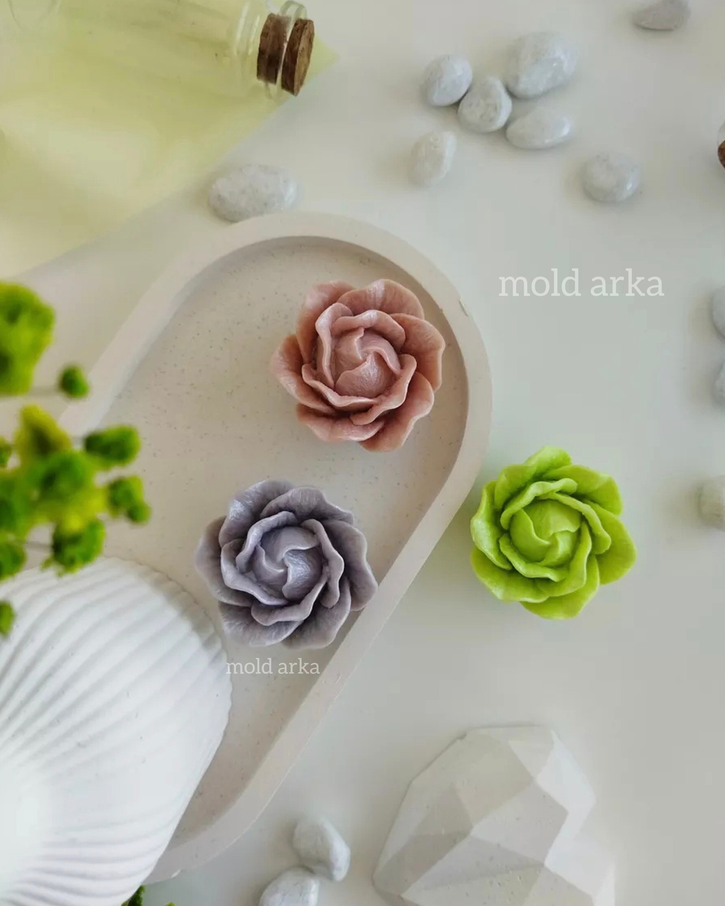 قالب سیلیکونی غنچه روسی پیچی
