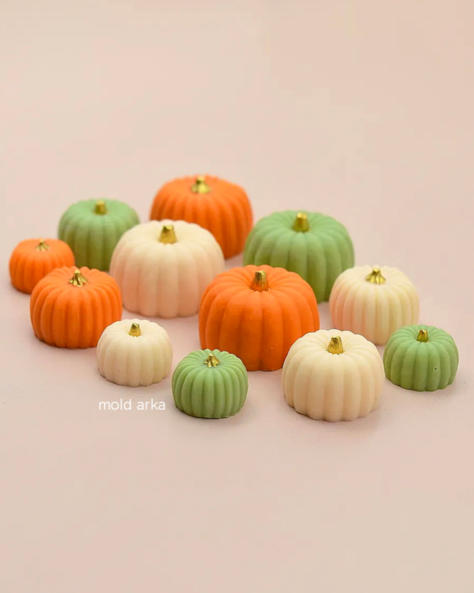 قالب سیلیکونی کدو مینیاتوری کد۱ (۳سایز)