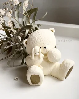 قالب سیلیکونی تدی خرگوش بدست
