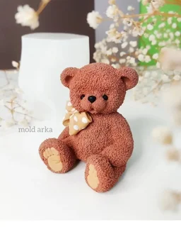 قالب سیلیکونی تدی پاپیونی نشسته