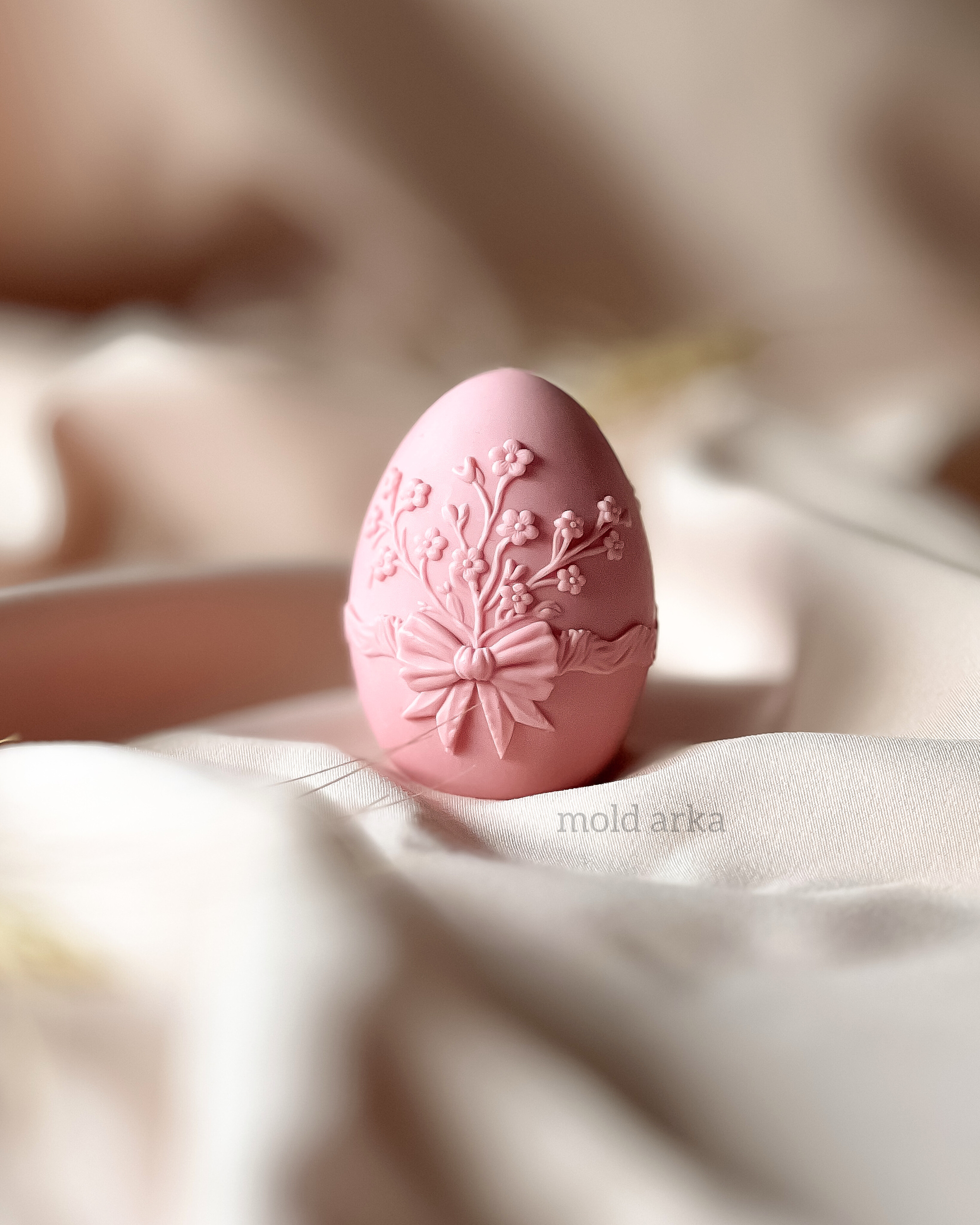 قالب سیلیکونی تخم مرغ گل و پاپیون