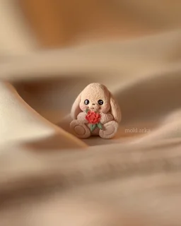 قالب سیلیکونی خرگوش گل بدست مینی