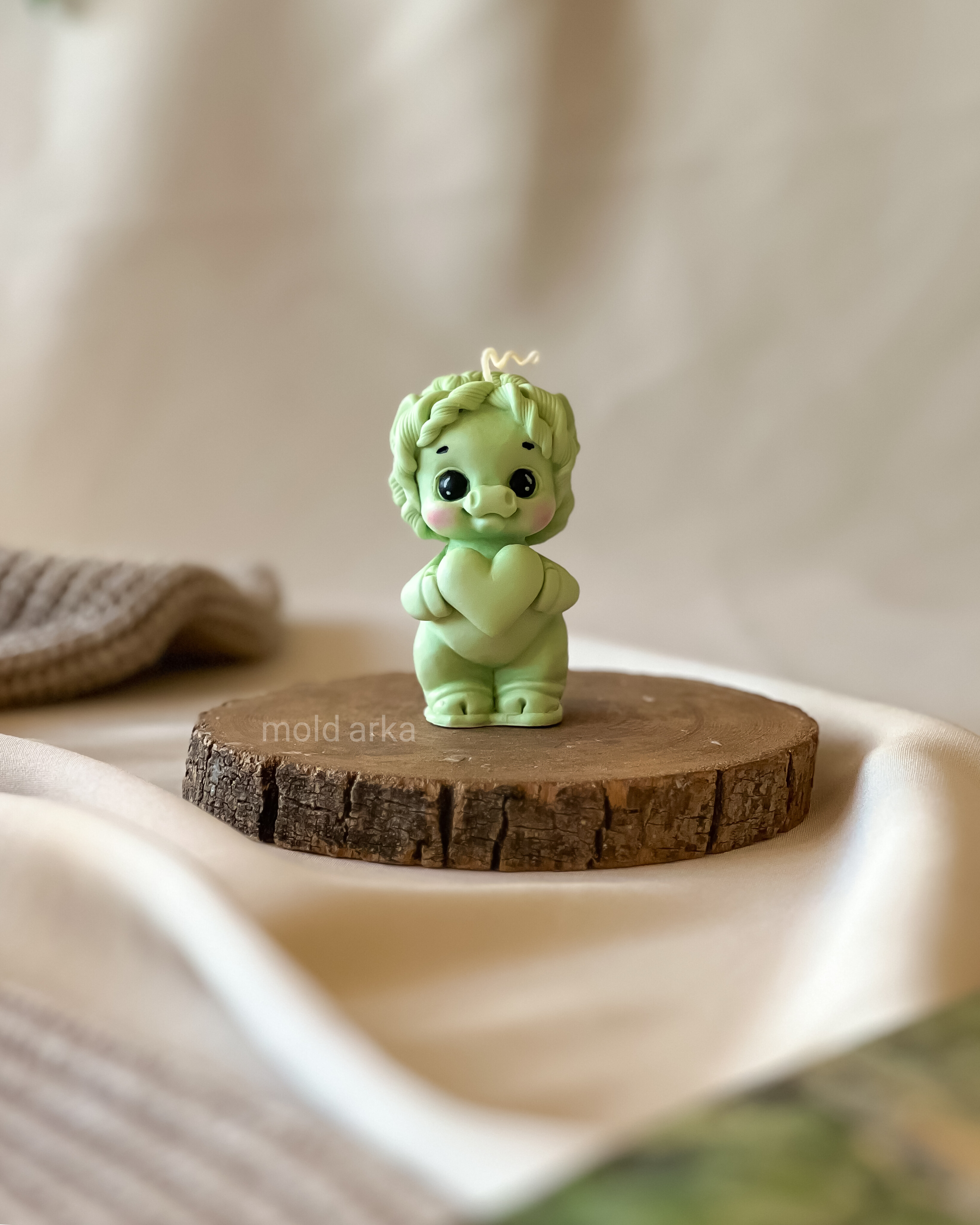 قالب سیلیکونی اسب فرفری قلبی