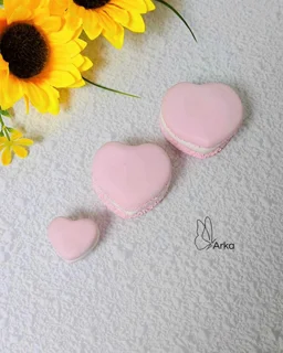 قالب ماکارون قلبی